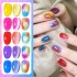 Cross border new dopamine glass nail polish adhesive nail glue summer hot item ice transparent color nail salon set wholesale