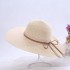 Summer beach straw hat children Korean version trendy seaside big hat brim sun protection and sunshade travel vacation versatile big brimmed cool hat