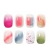 Six color smudging adhesive nail polish adhesive 2024 new Japanese style gradient fast smudging solution cross-border