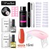 Limegill Nail Kit Tool Extension Gel Nail UV Lamp Crystal Extension Gel Kit Beginner's Full Set