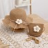 Children's hat, women's summer fisherman hat, grass hat bag, two-piece set, stylish and cute flower sun protection and sunshade hat