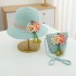 Baby sun hat summer thin cool hat sunscreen sun hat cute girl beach princess children's straw hat bag