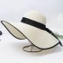 Sun hat women's summer trendy versatile sun protection outdoor travel big edge sun hat foldable beach butterfly grass hat