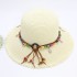 2023 Summer Parent Child Hat Ethnic Wind Grass Hat Tassel Shell Pendant Fisherman's Hat Beach Travel Pot Hat