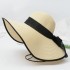 Sun hat women's summer trendy versatile sun protection outdoor travel big edge sun hat foldable beach butterfly grass hat