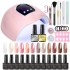 Cross border hot selling professional nail tool set, complete set, store for home use, beginner, cross-border wholesale, nail polish adhesive