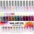 Cross border 12 thread adhesive painting lines nail polish adhesive color painting nails phototherapy nail polish adhesive nail salon quick drying