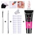 Nail enhancement crystal extension gel tool set Fast extension crystal model gel UV phototherapy gel cross-border