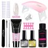 Limegill Nail Kit Tool Extension Gel Nail UV Lamp Crystal Extension Gel Kit Beginner's Full Set