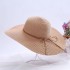 Summer beach straw hat children Korean version trendy seaside big hat brim sun protection and sunshade travel vacation versatile big brimmed cool hat