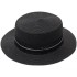 Hat Women's Summer British Flat Top Hat Beach Sunscreen Straw Hat Fashion Flat brimmed Korean Edition Casual Hat