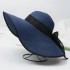 Sun hat women's summer trendy versatile sun protection outdoor travel big edge sun hat foldable beach butterfly grass hat