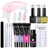 Amazon Poly Nails gel Set 6-color Crystal Extender Nail Enhancement Tool Set Wear resistant