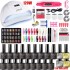 Nail art set, complete set of tools, beginner's home oil and glue shop, phototherapy, mecha oil, nail art shop special new model