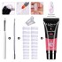 Nail enhancement crystal extension gel tool set Fast extension crystal model gel UV phototherapy gel cross-border