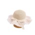 Girls' beach hat summer new fashionable straw hat bag set sunscreen sun hat summer princess baby sun hat