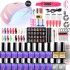 Nail art set, complete set of tools, beginner's home oil and glue shop, phototherapy, mecha oil, nail art shop special new model