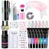 Limegill Crystal Extension Gel Set Nail Kit Tools Mouse Lamp Nail Brush Collection