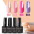 Cross border four-color nail polish adhesive, nude color, Japanese style durable, no wash color painting adhesive set, nail glue, phototherapy adhesive wholesale