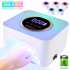 New UV nail glue baking and phototherapy machine for nail salons, high-power fast drying intelligent nail lamp, wireless drying machine