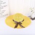 New Korean Women's Summer Bow Straw Hat Sun Hat Sunshade Hat Sunscreen Beach Hat Wholesale