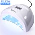 SUN-1SPro Nail Phototherapy Machine 48W Dual Light Source Nail Oil Gel Baking Lamp UV/LED Non Black Hand Induction Nail Lamp