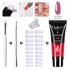 Nail enhancement crystal extension gel tool set Fast extension crystal model gel UV phototherapy gel cross-border