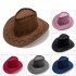 Western cowboy hat manufacturer direct sales tourist area cowboy hat chicken skin velvet cowboy hat tourist hat cowboy hat