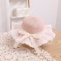 Girls' beach hat summer new fashionable straw hat bag set sunscreen sun hat summer princess baby sun hat