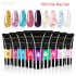 12 color nail glitter extension glue, nail glitter extension glue, painless and fast extension glue, glitter crystal extension glue