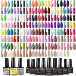 Nail enhancement pure color nail polish phototherapy functional glue reinforcement 95 color nail polish glue set exclusive for nail salon wholesale