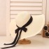 Summer French Sweet Straw Hat for Women, Sanya Beach Resort, Yunnan, Beach Tourism, Photo Hat, Sunscreen and Sunshade Hat