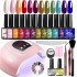 Cross border exclusive nail baking lamp hot selling USB style LED nail lamp 54W intelligent timed non black hand nail phototherapy