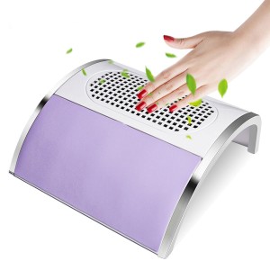 Cross border popular nail art vacuum cleaner, nail polishing vacuum cleaner, high-power dust suction, hand pillow dual-use tool in stock