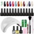 Cross border New Year nail polish adhesive nude color Japanese style durable non wash painted adhesive set nail glue phototherapy adhesive wholesale