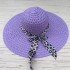 New Korean Women's Summer Bow Straw Hat Sun Hat Sunshade Hat Sunscreen Beach Hat Wholesale