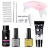 8-piece nail tool set, crystal extension glue, UV phototherapy glue, paper free holder, extension glue package