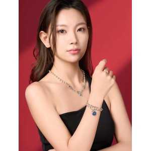 ME Series Bracelet Accessories Pan Family Link Free Connector Pendant Loose Bead DIY Bracelet Double Chain Ring Buckle