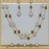 New High Version Clover 20 Flower Necklace Lucky Clover 20 Flower Clavicular Chain 90CM White Fritillaria Necklace