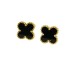 Lucky Clover Earrings, High End, Feminine, Korean Style, Simple and Versatile, Natural Pink Beimu Earrings, Cross border Jewelry