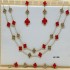 New High Version Clover 20 Flower Necklace Lucky Clover 20 Flower Clavicular Chain 90CM White Fritillaria Necklace