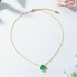 Summer women's high-end version does not fade lucky necklace, five flower clover bracelet, double-sided mother of pearl jewelry, cross-border hot sales