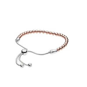 Pan Family Original Logo free Pulling Bracelet Women's European and American Lianzhu Chain New Push Pull Snake Bone Chain Adjustable Stretch Chain