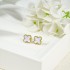 Lucky Clover Earrings, High End, Feminine, Korean Style, Simple and Versatile, Natural Pink Beimu Earrings, Cross border Jewelry