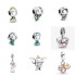 Pan Family Same Style No Logo Spot European and American Style Anime Character Princess Prince Little Mermaid Bracelet Beads New