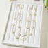 Fanke High Version 90cm Long 20 Flower Double sided Beimu Clover Necklace Lucky Pendant Fashionable Versatile Sweater Chain