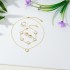 Cross border Color Preserved 18K Gold Clover Bracelet Stainless Steel Shell Necklace 13MM Set Clover Five Flower Jewelry