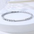 Amazon Jewelry Accessories Stainless Steel Color Preserved Zircon Claw Chain New Trendy Bracelet Hip Hop Titanium Steel Button