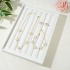 Cross border high version V gold 13MM five leaf grass bracelet three piece set, high-end five flower necklace earrings Jewelry