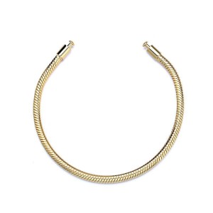 Panjia Silver Plated and Gold Plated Classic Buckle Snake Bone Bracelet, Rose Gold Plated Bracelet, Basic Chain, Handmade Bracelet Manufacturer